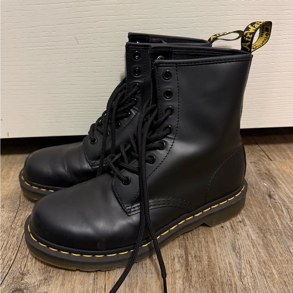 Dr. Martens Black Leather Boots